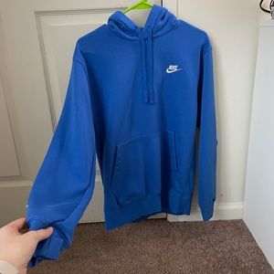 Blue Nike hoodie